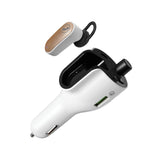 onn. Bluetooth FM Transmitter with Wireless Earphone