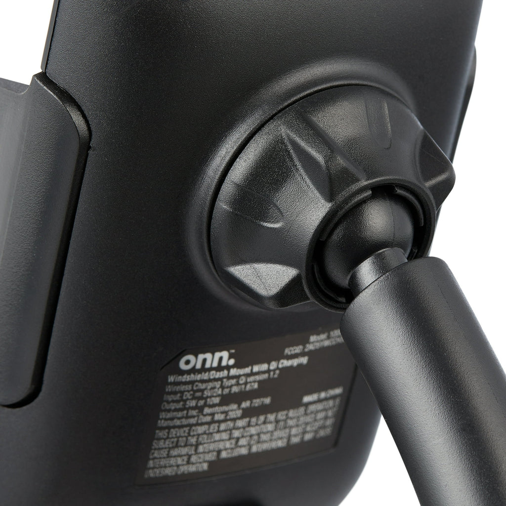 Onn 10W Windshield / Dash Mount with Qi Charging