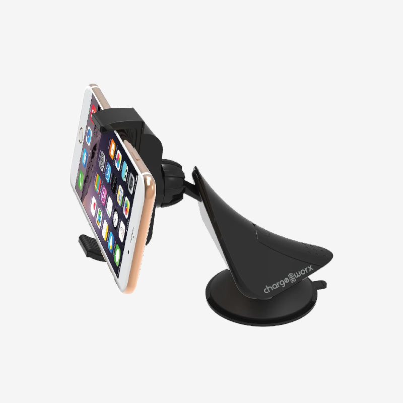 ChargeWorx Dash and Windshield Grip Clip Mount CX9910BK